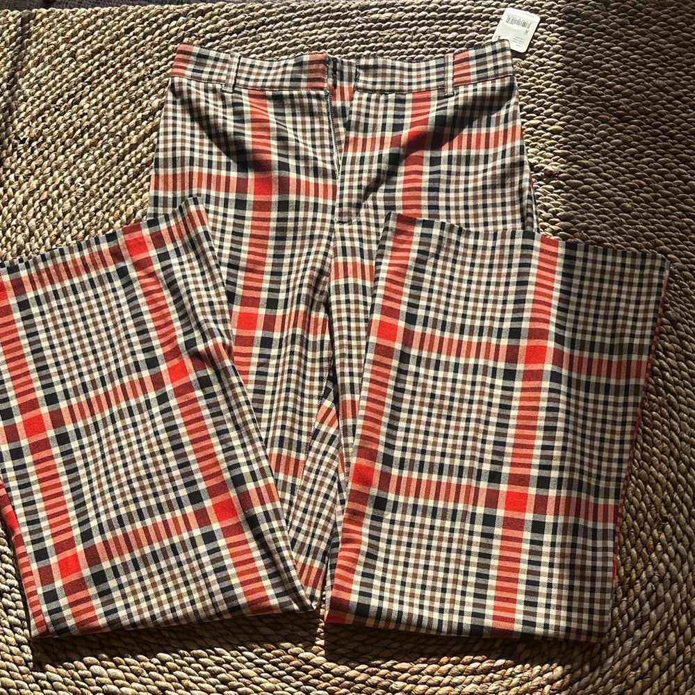 NWT Free People Jules Plain Pants in Rust